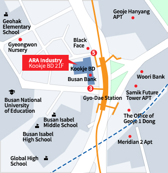 ARA Industry Busan head office address
